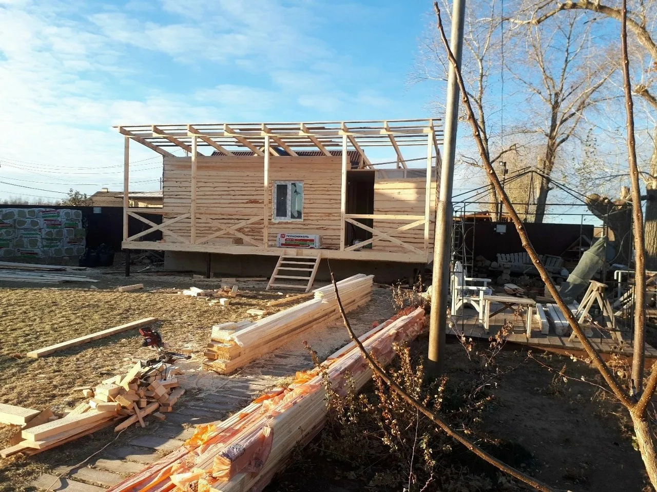 Баня 8,5×5,5 с террасой — деталь 9